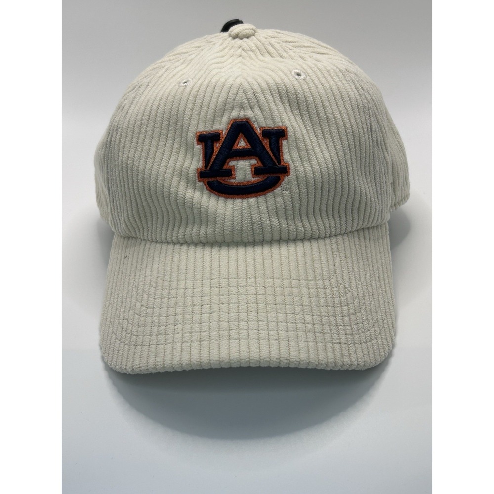 UA Auburn Tigers Womens Hat Cap Beige Adjustable '47 NCAA Corduroy Style NEW